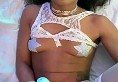 petite colombian cutie cali caliente gets blowjob and fucks in missionary cowgirl pov