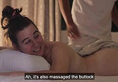 She Didn’t Expect the Masseur’s Dirty Interracial Oiled Massage on Her Wet Pussy