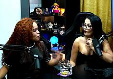 Emy Tatuada's Tits Burst With Desire In Sheer Red Podcast