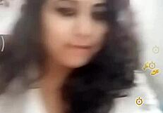 Sona bhabhi exposes her nipples during live web chat on bigo