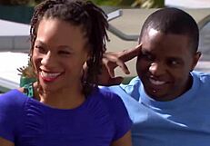 Naughty blonde pleases all the swingers at the swing mansion