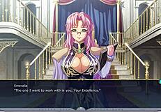 Kyonyuu fantasy emeralia h-scene 1 threesome with big tits.