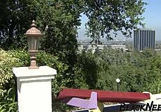 Blonde Stripper's Wet Ass Teased by Big Black Cock in Debut