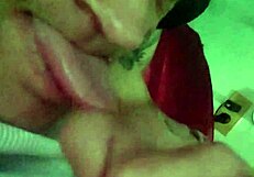 Solo guy deepthroats his own monster cock in wild self-sucking session