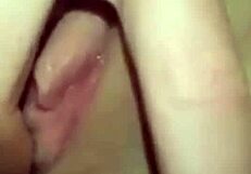 horny milf's leaked pov video fingering her ass for camera