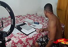 Skinny Teen Babysitter Sucks And Gets Bareback Cum From Stepfather At Office!