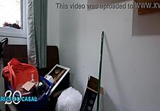 Latina Babe Rides Big Cock for Creampie Close-Up