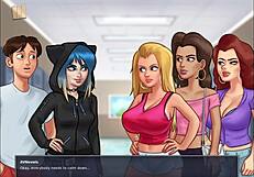 Summertime Saga Blonde College Game