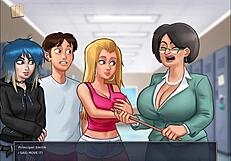 Summertime Saga Blonde College Game