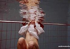 Hot Brunette Lola With Big Tits In Bikini Underwater Shower Gets Wet And Teased By Young 18+ Teens