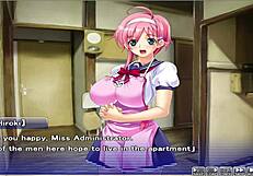 Apartment of love ep 9 - watching through a peeping hole