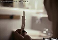 I watched a lesbian teen tribbing with a sapphic milf outdoors.