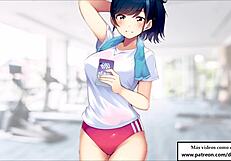 joi roleplay in spanish gym setting with fresh masturbation tricks to explore.