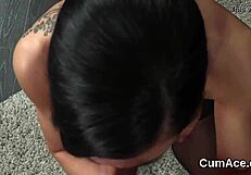 i got cumshot on my face swallowin all the jizz