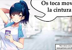 joi roleplay in spanish gym setting with fresh masturbation tricks to explore.