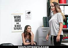 blonde teen banged hard by officer in doggystyle threesome