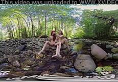 Yanks Amateurs Ana Molly and Belle in Lesbian Outdoor Fun!