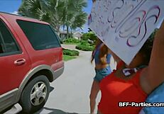 Cuban Big Tit Sluts Sharing Hard Cock in Wild Foursome Action