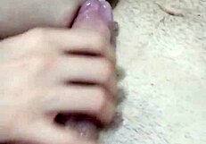 My maid just offered her chest for me to finish on.