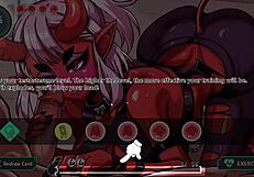 lewd gym game: succubus gives blowjob on first day