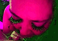 i love deepthroating this big natural tits bbw cougar's fat mature brunette pipes while she sweeps them out