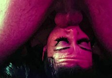 i love deepthroating this big natural tits bbw cougar's fat mature brunette pipes while she sweeps them out