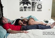 Stepmom's busy stepdaughter's pussy is free for intense action with ariana starr and sandy love