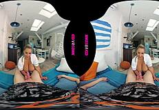 Will she be yours? This bisexual babe rides hard in POV.