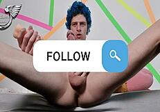 Jerking Off Solo With Big Cock