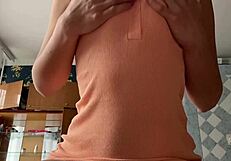 A skinny teen rides a thick cock to orgasm in college homemade