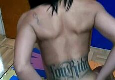 first time on the console, that tattooed brunette?