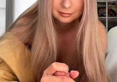 i give a pretty handjob to my friend, amelie dubon