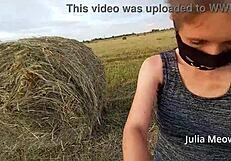 Juli Smith Feels Exposed Undressing In Public Field