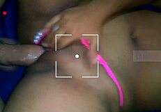 I am daddy's pretty Latina teen, horny with dildo and deepthroat in homemade video