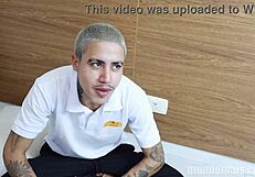 three friends swapping in the room