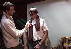 blonde milf granny enjoys wild gangbang fun