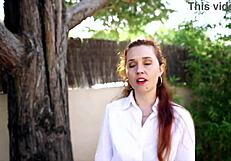 redhead nurse nails her first casting interview