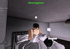 Getting fucked while playing Roblox, what a wild session!