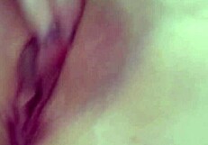 Wife Fingering Her Wet Pussy During Masturbation