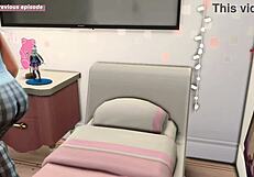 She says, 'bend over for rough doggystyle in sims 4 animation'