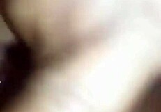 Black latina amateur deepthroats greedy cock, banging with saggy tits and anal action in blowbang