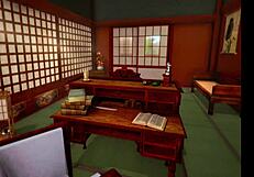 in the commoner business, a 3d anime chick with big tits and ass gets a threesome with monster cocks