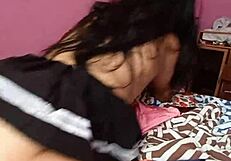 was making tik tok alone in my room, got heated and masturbated so good real