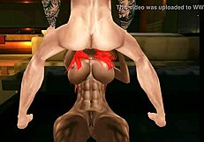 Wow! Ebony Katsumiamane Gets Anal Fucked Hard in IMVU Web Chat