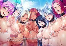 Stealing monster girl harem episode 9 with turns on seven women