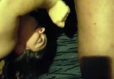 Black Guy Pounds White Girlfriend's Pussy Hard