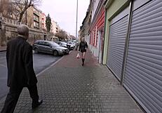 nasty old guy screws a young russian girl's wet pussy hard