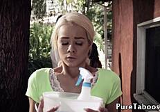 Petite Babe Rims and Sucks Cocks in Taboo 3Some!