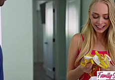 Mom Discovers Junior Using Her Lingerie For Masturbation