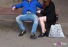 Brad's Girlfriend Proves Love for Public Blowjobs